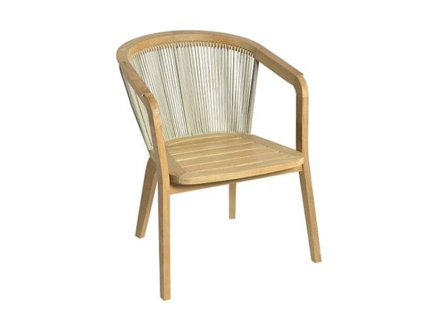 Chaise de jardin 'Chepri' - Teak Natural