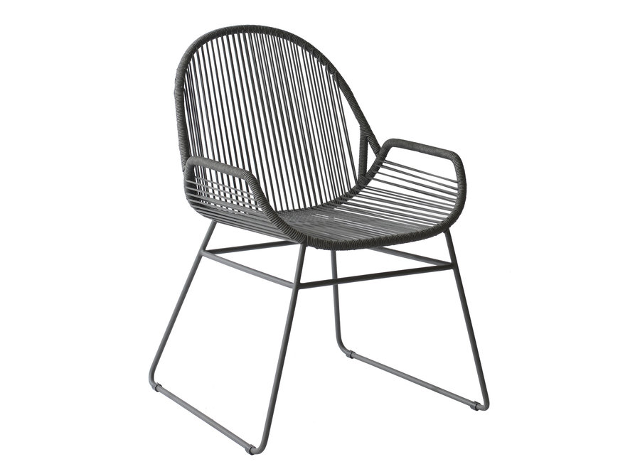 Garden Chair 'Silves' - Dark Grey