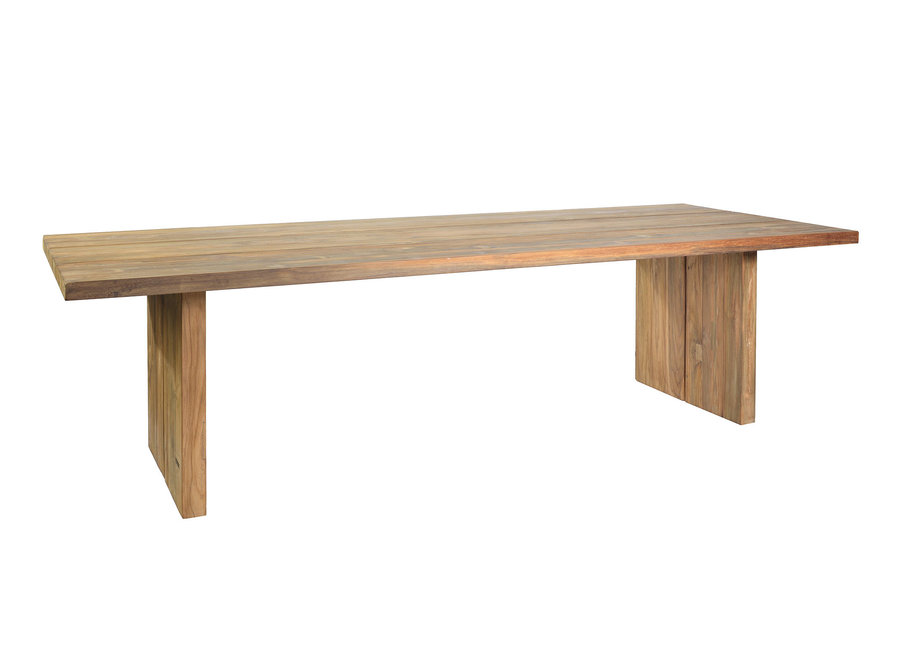 Table de jardin 'Séville' 280x100x75cm - Teak