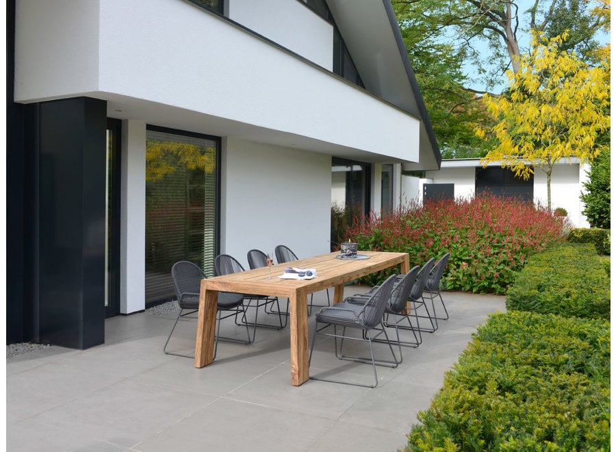 Table de jardin 'Cadiz' 240x100x75cm - Teak