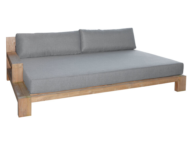 Daybed 'Cadiz' right - Teak