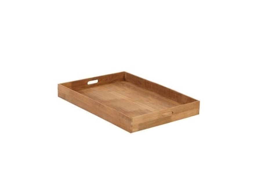 Tablett 70x50x9,5cm - Teak