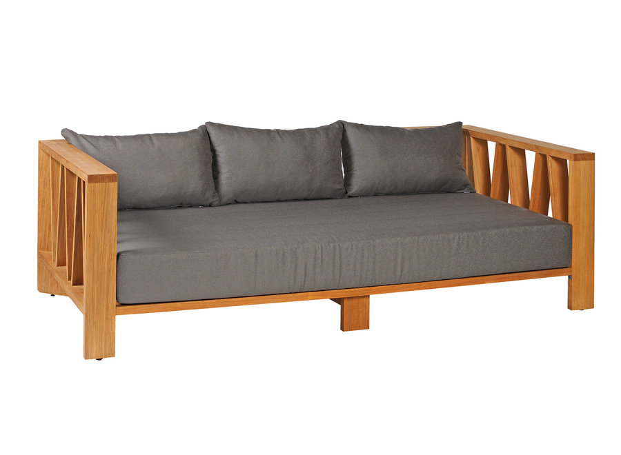 Lounge sofa 'Milano' - Teak