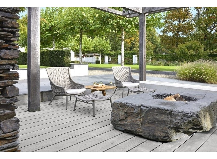 Loungestoel 'Aveiro' - Slate