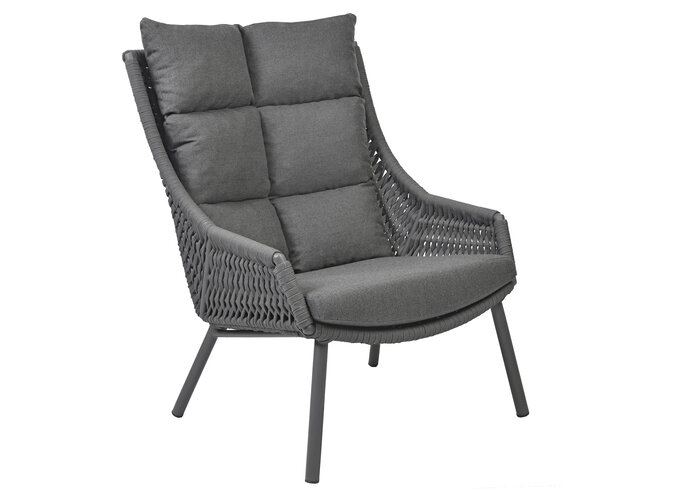 Chaise longue 'Aveiro' - Dark Grey