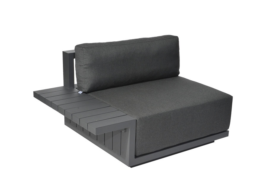 Lounge set 'Murcia' end module right - Anthracite