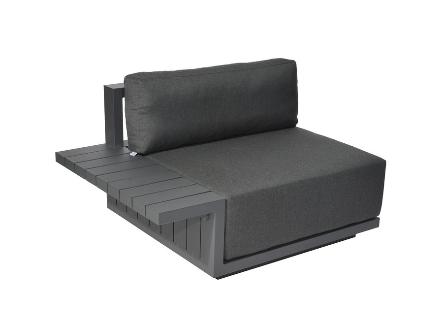 Loungeset 'Murcia' eind module rechts - Anthracite