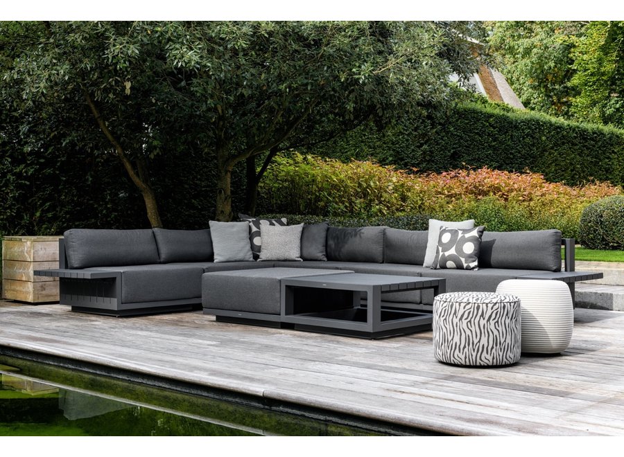 Lounge set 'Murcia' end module right - Anthracite