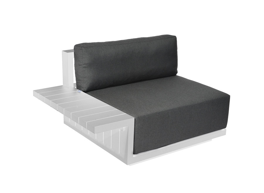 Loungeset 'Murcia' eind module rechts - White