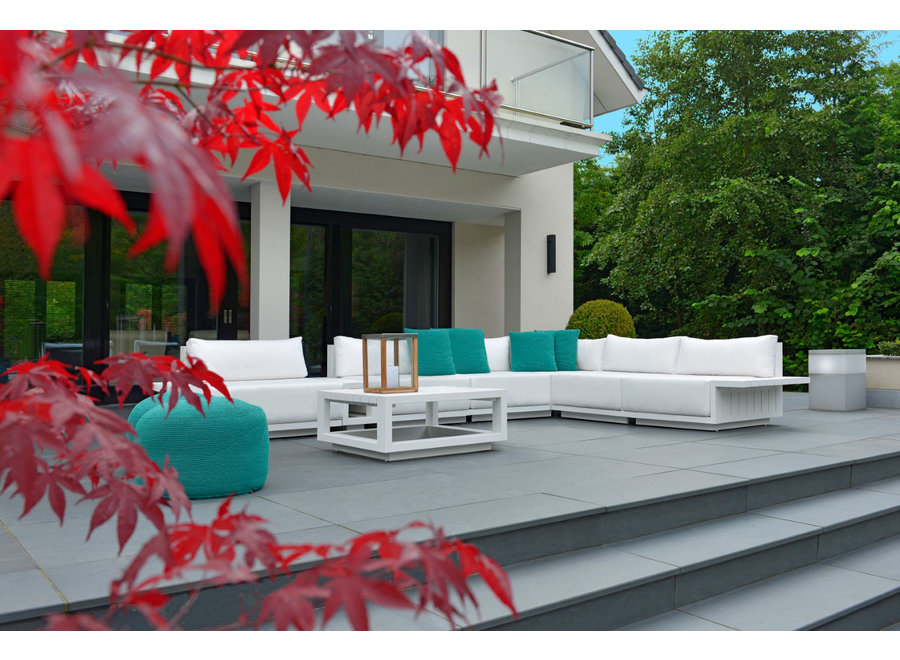 Loungeset 'Murcia' Endmodul rechts - White