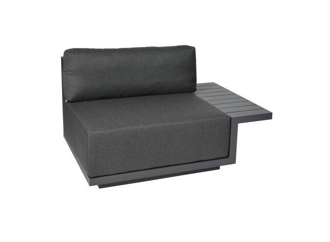 Lounge set 'Murcia' end module left - Anthracite