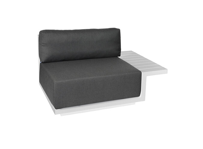 Loungeset 'Murcia' Endmodul links - White