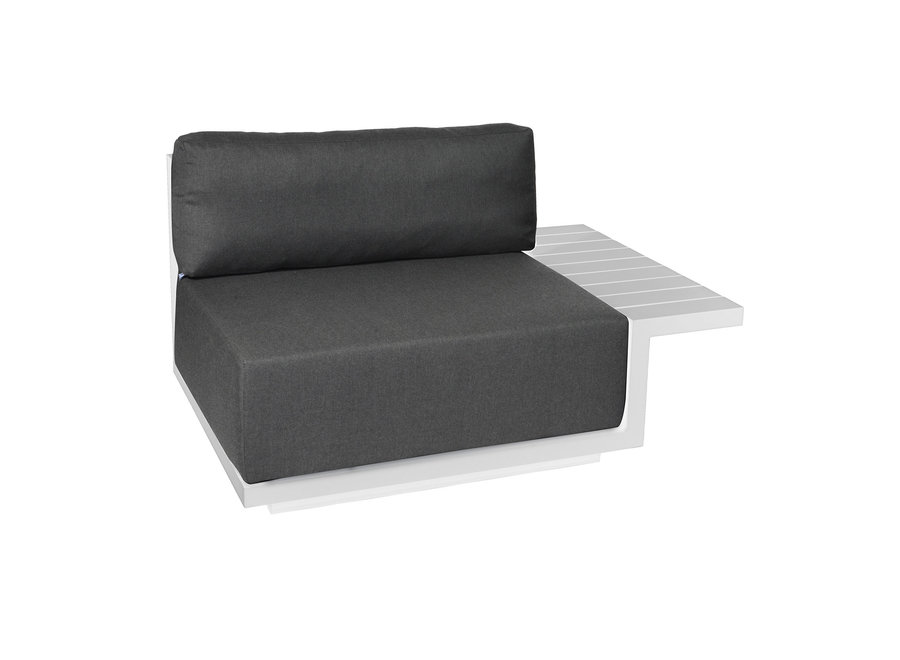 Lounge set 'Murcia' end module left - White