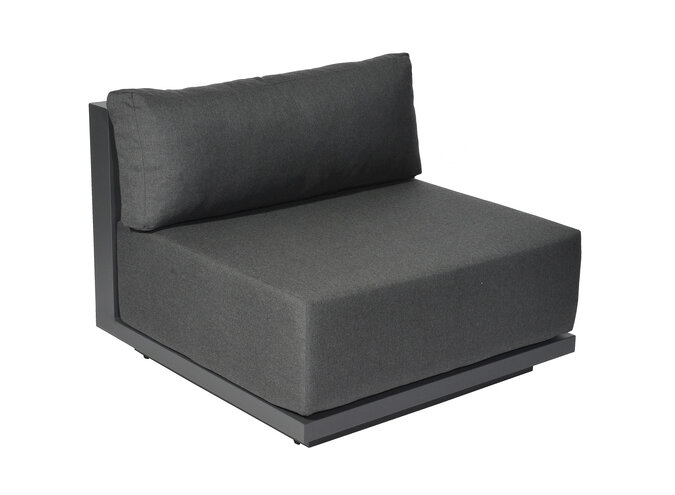 Ensemble de salon 'Murcia' module central - Anthracite