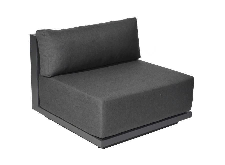 Ensemble de salon 'Murcia' module central - Anthracite