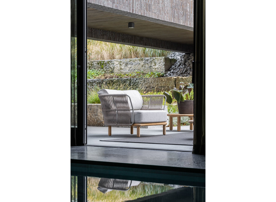 Lounge chair 'Levante' - Sepia grey