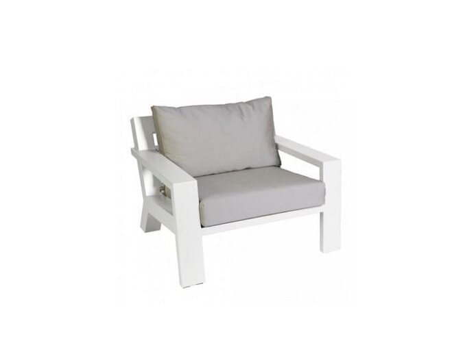 Chaise longue 'Viking' - White