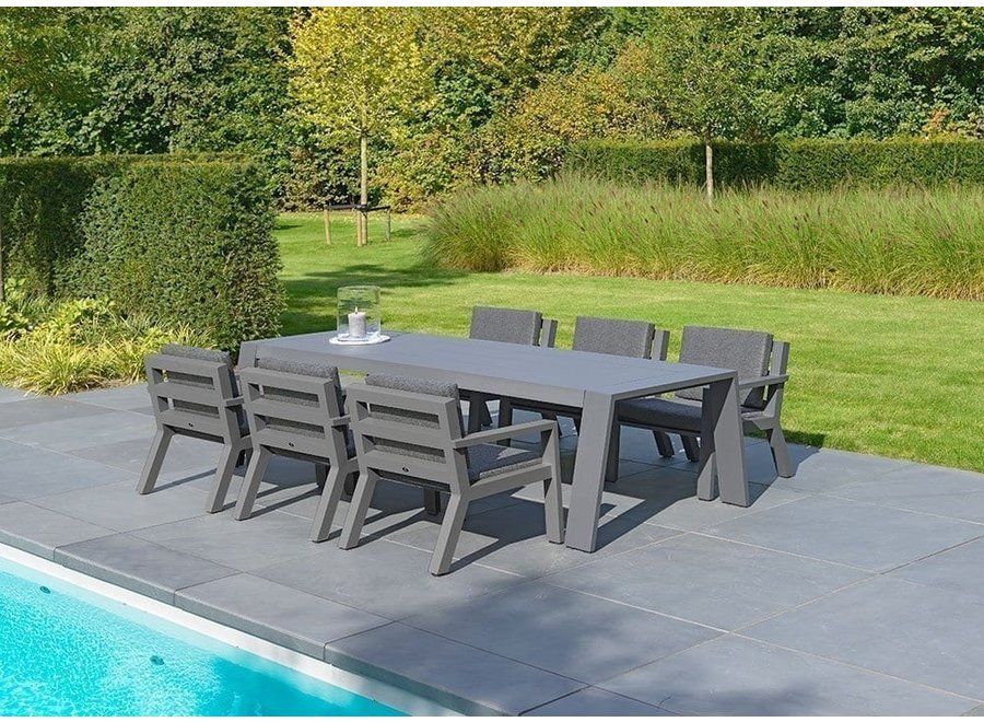 Low dining stoel 'Viking' - Anthracite