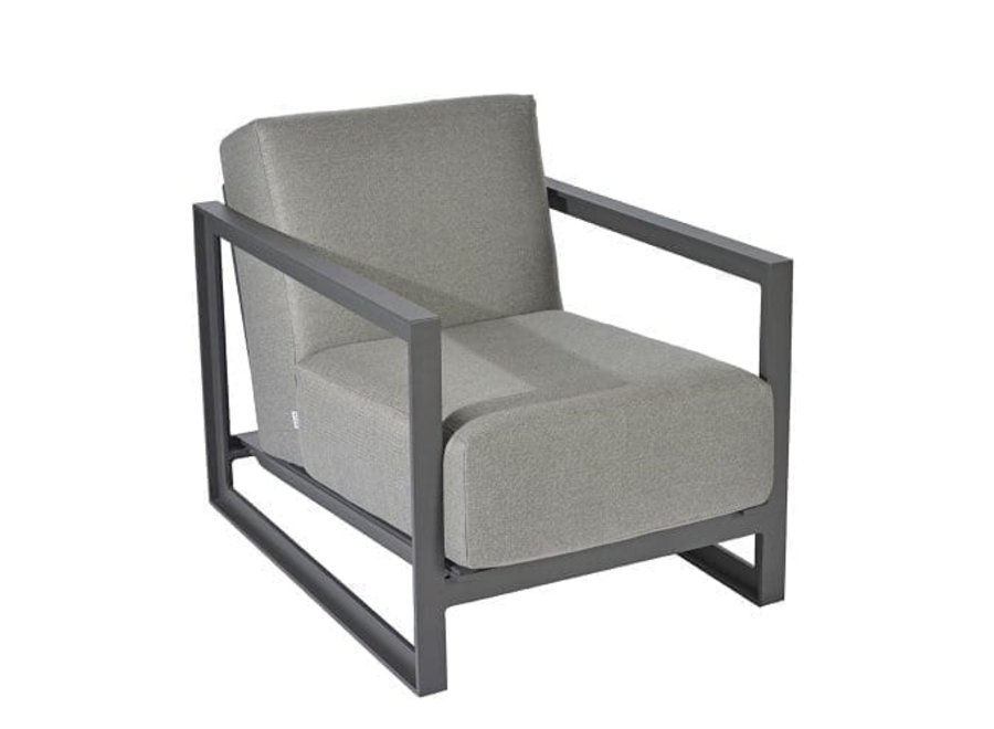 Chaise longue 'Faro' - Anthracite