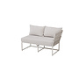 Essgruppe 'Key' Sofa rechts - White/Taupe