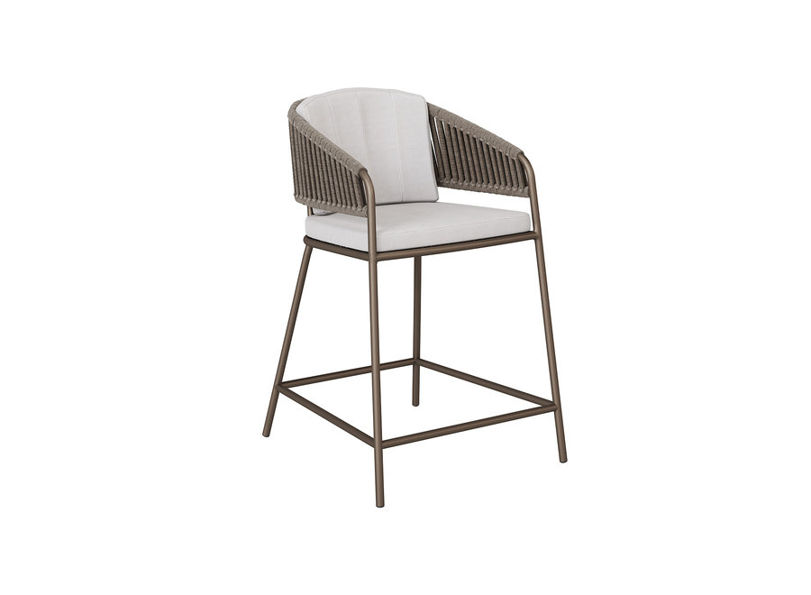 High dining chair 'Rob' - Wengé