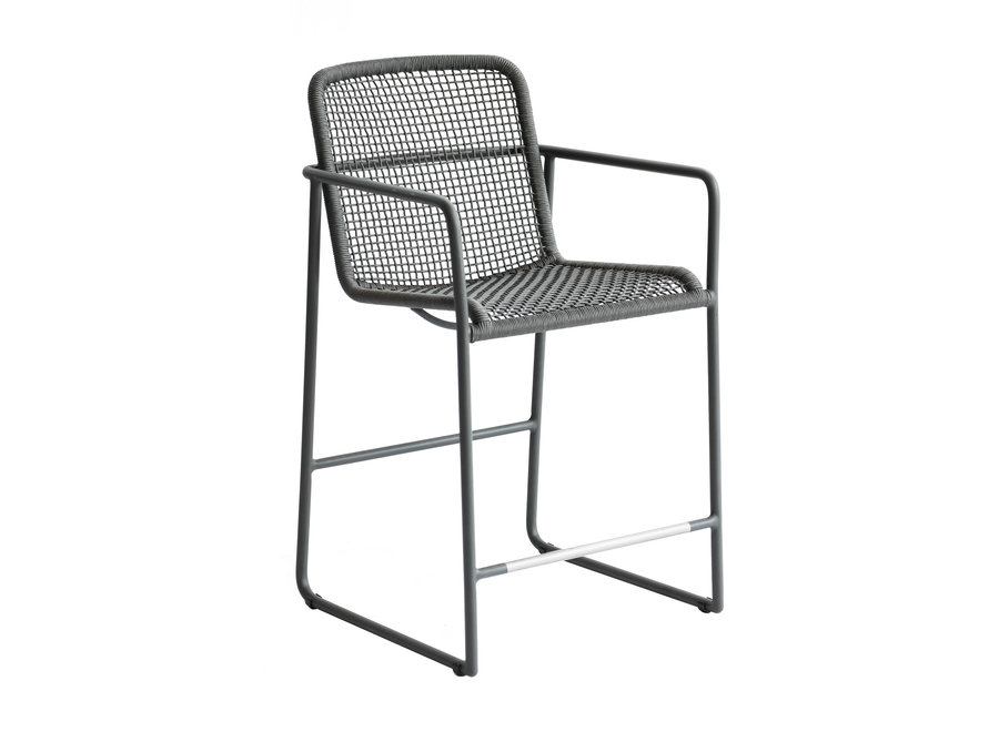 High dining chair 'Mira' - Dark Grey