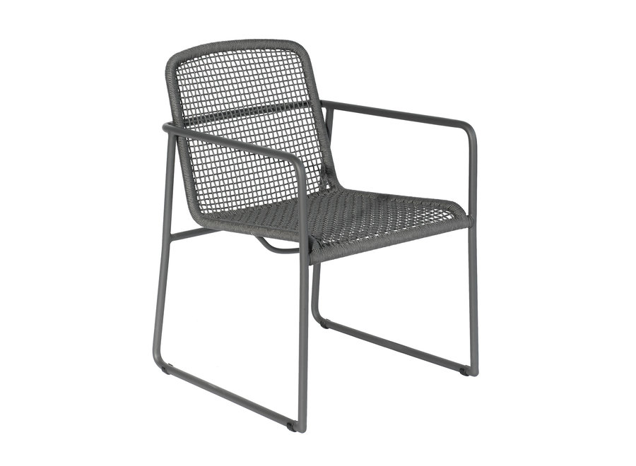 Garden chair 'Mira' - Dark Grey