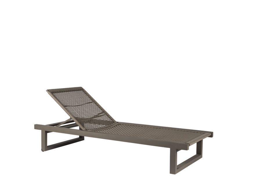 Chaise longue 'Ovar' - Slate