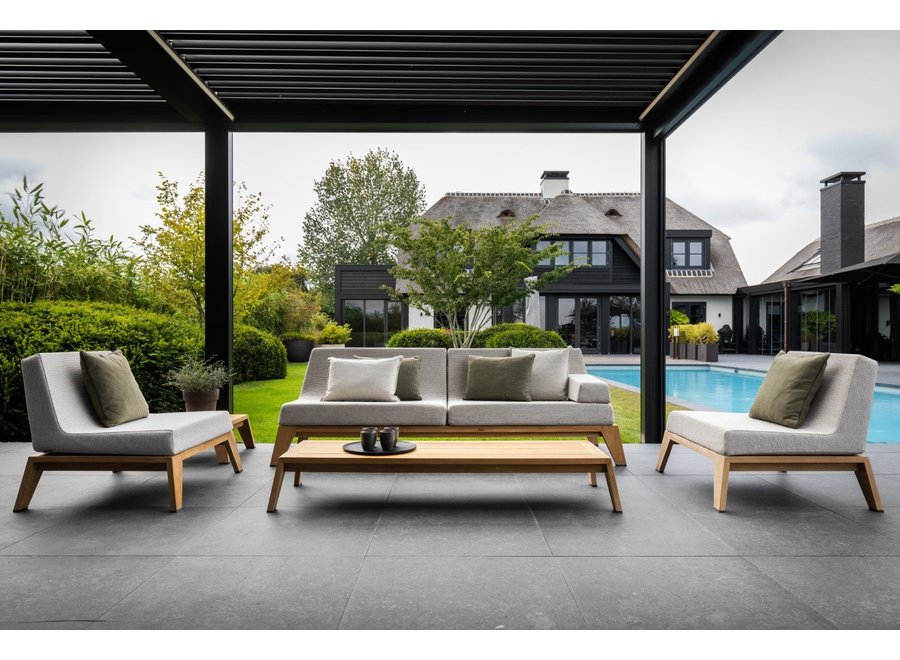 Loungestoel 'Hybrid' - Teak