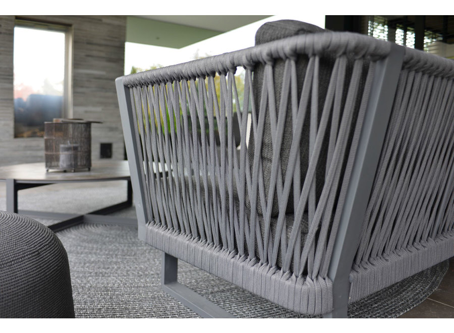 Loungeset 'Altea' Endmodul rechts - Dark Grey