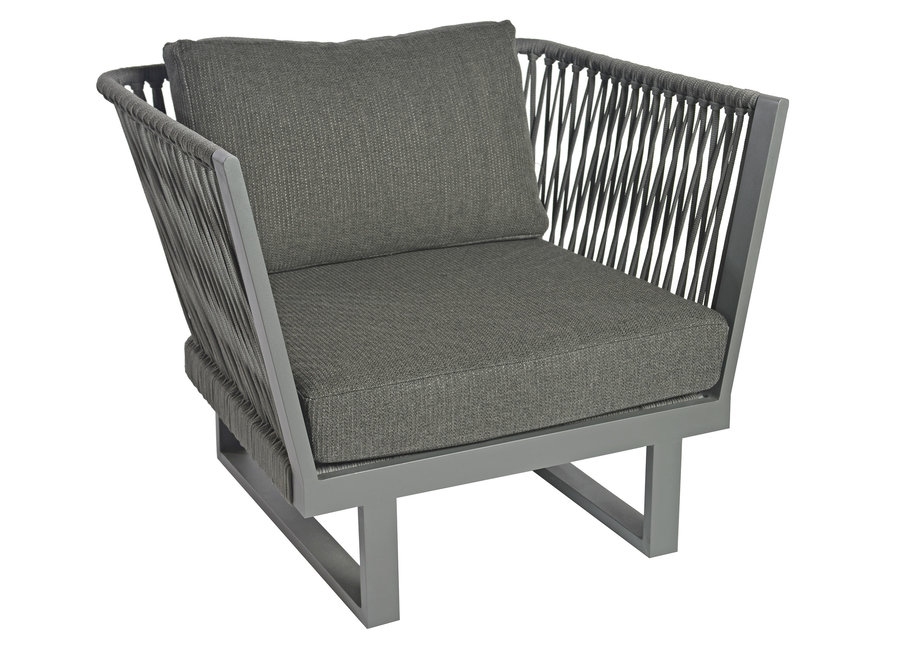 Chaise longue 'Altea' - Dark Grey