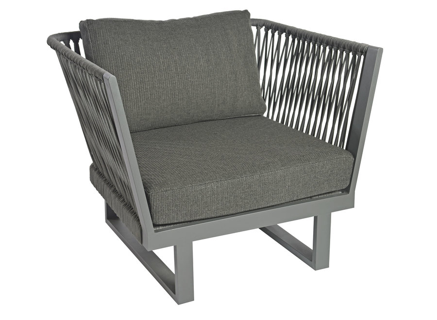 Lounge chair 'Altea' - Dark Grey