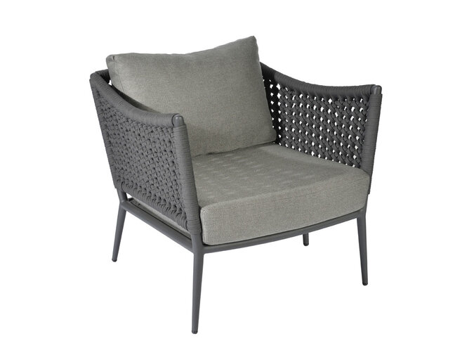 Chaise longue 'Estoril' - Dark Grey