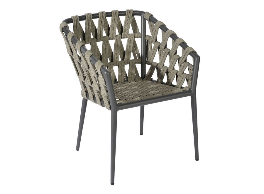 Garden chair 'Tavira' - Slate