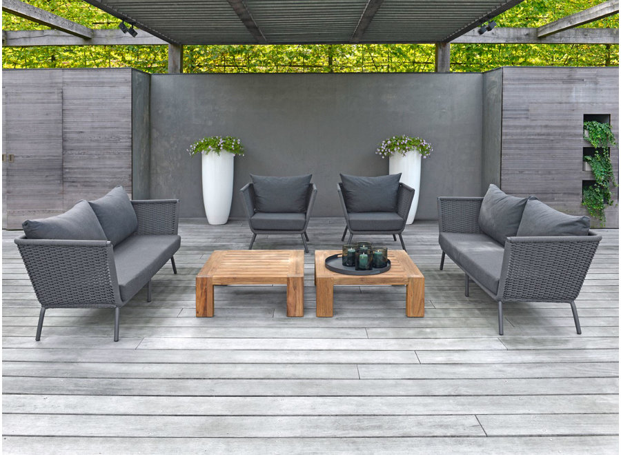 Lounge sofa 'Valldemossa' - Dark Grey