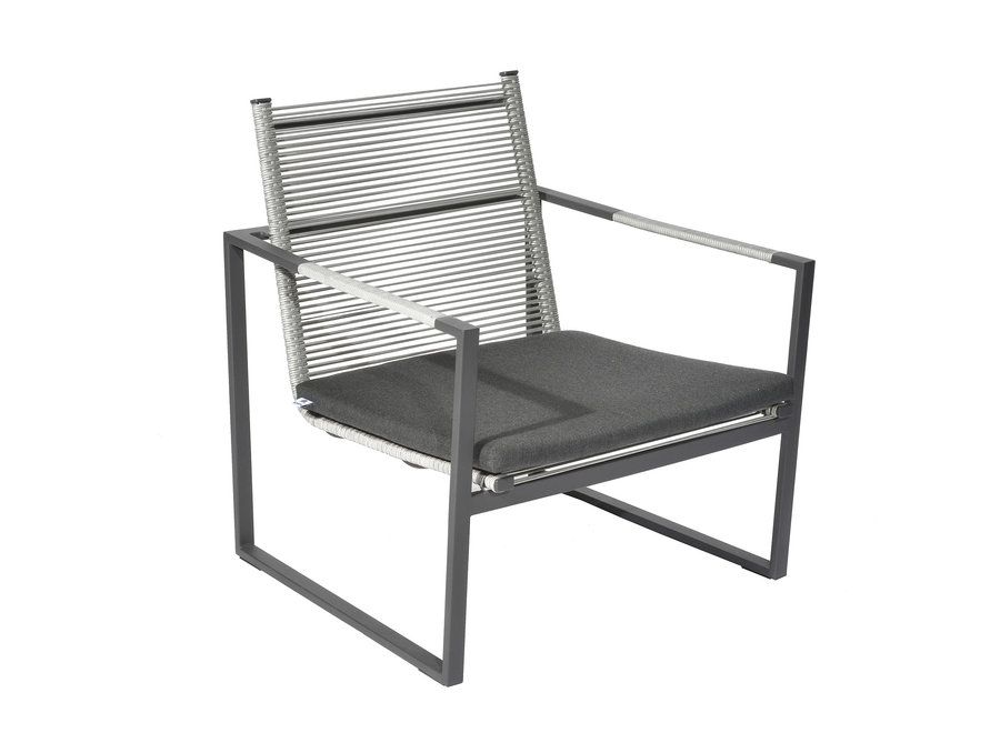 Lounge chair 'Andria' - Iron Grey