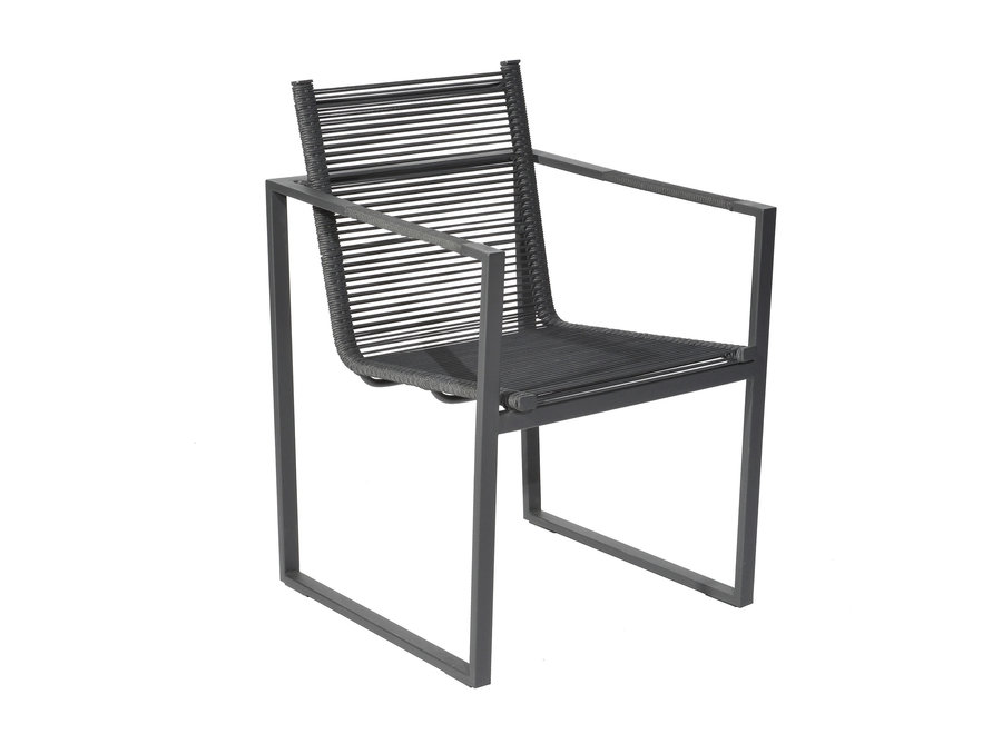 Garden Chair 'Andria' - Dark Grey