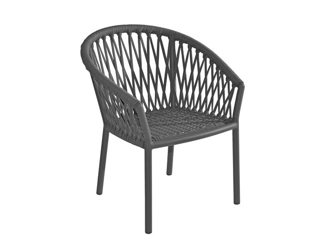 Garden chair 'Majinto' - Anthracite / Dark Grey