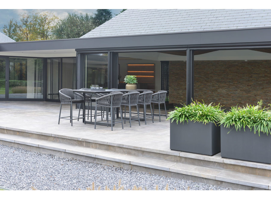 High dining stoel 'Majinto' - Anthracite / Dark Grey