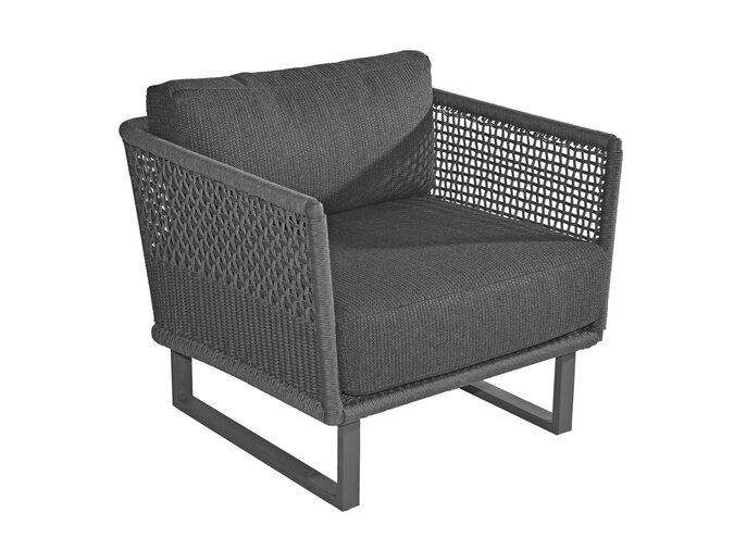 Chaise longue 'Morella' - Dark Grey