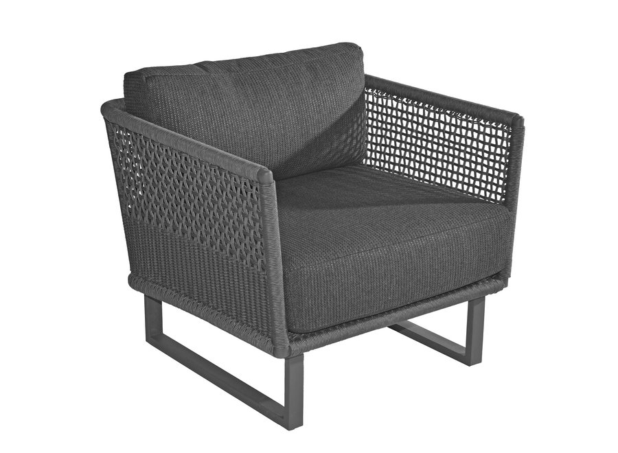 Chaise longue 'Morella' - Dark Grey