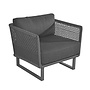 Chaise longue 'Morella' - Dark Grey