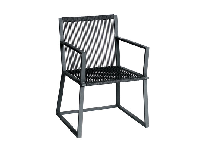 Garden Chair 'Lincoln' - Dark Grey