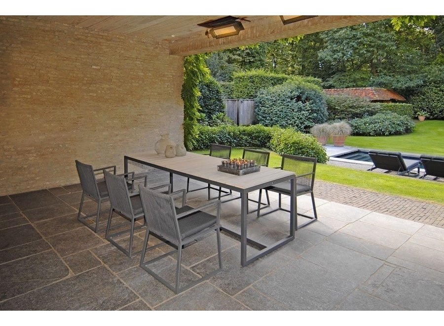Garden Chair 'Lincoln' - Dark Grey