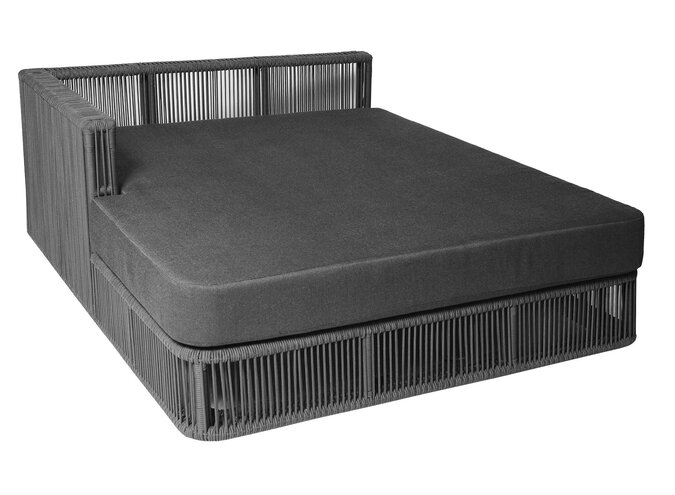 Chaiselongue 'Lincoln' L rechts - Dark Grey