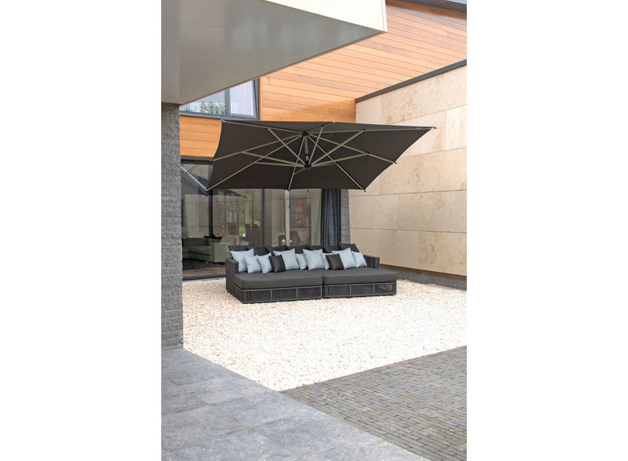 Chaiselongue 'Lincoln' L rechts - Dark Grey