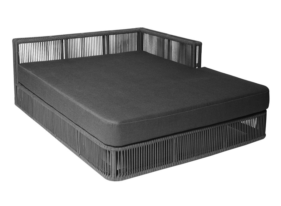 Chaiselongue 'Lincoln' L links - Dark Grey