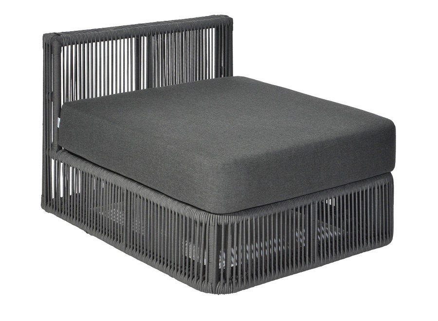 Loungeset 'Lincoln' midden module - Dark Grey