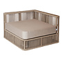 Lounge set 'Lincoln' corner module - Sand