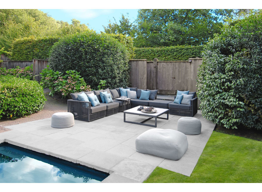 Lounge-Set 'Lincoln' Eckmodul - Dark Grey